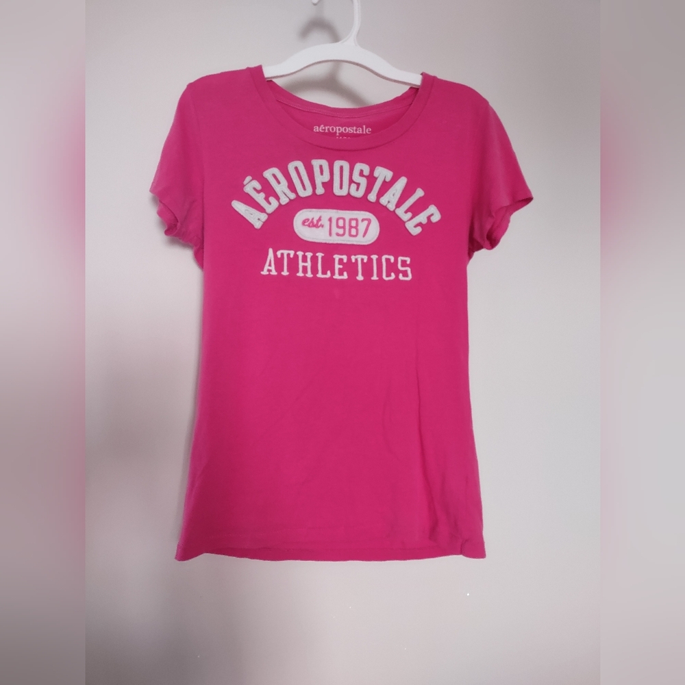 Aeropostale Kids Pink Graphic T-Shirt